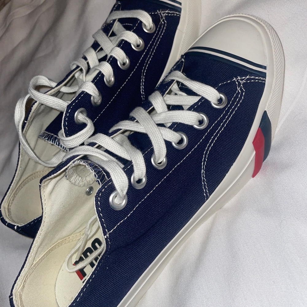 Keds Dark Blue Canvas Sneakers